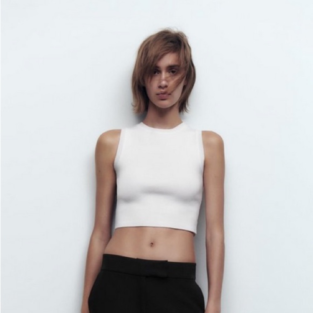 Zara knit tank top